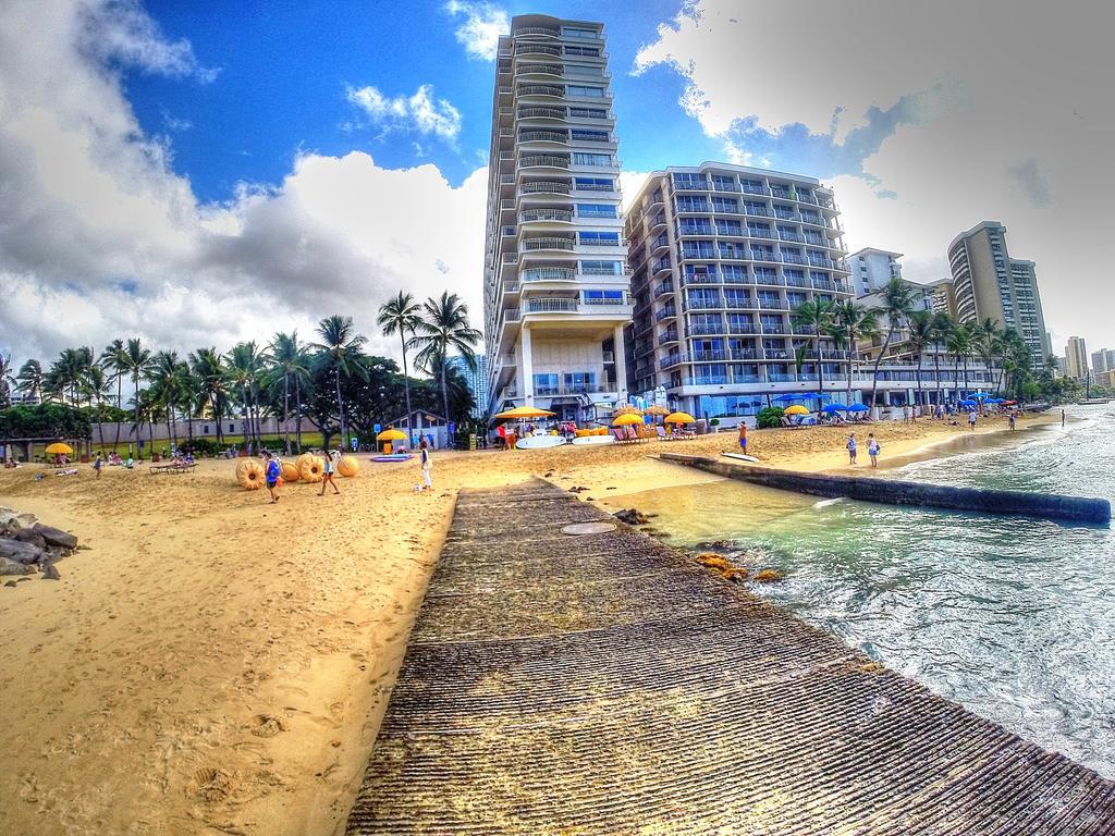 Waikiki Shore 515 Beachfront & Upgrade Daire Honolulu Dış mekan fotoğraf