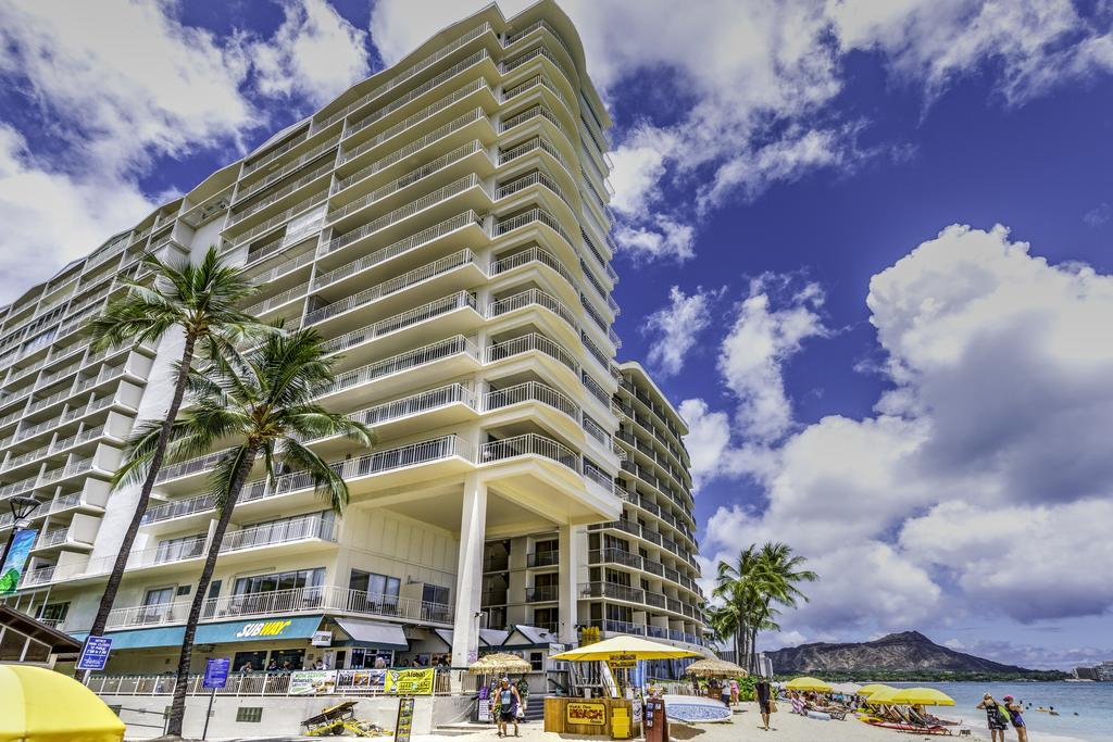 Waikiki Shore 515 Beachfront & Upgrade Daire Honolulu Dış mekan fotoğraf